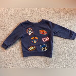 Garanimals Blue Sweatshirt with Colorful Graphics